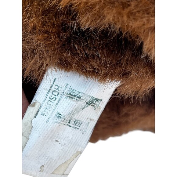 Hosung Brown Chimpanzee Plush Puppet With Flocked Face 12" Soft  Collectible - Picture 11 of 11